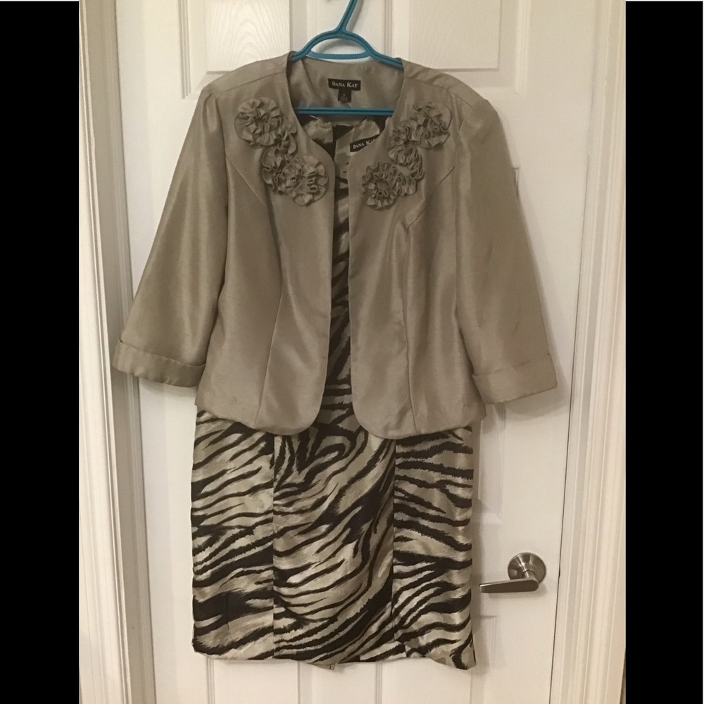 Plus Size Dana Kay two pce Dress Suit